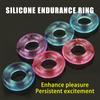 Силиконовые мужские кольца для пениса, мужские устройства для задержки эякуляции, устройство целомудрия, резиновое кольцо для увеличения пениса, секс-игрушки для взрослых