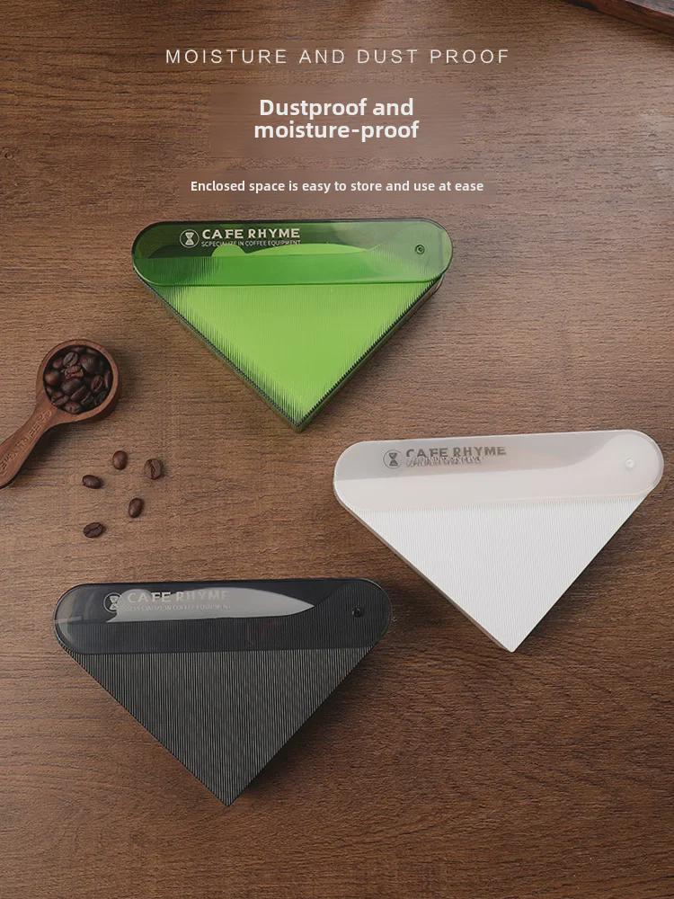 Держатель бумажного фильтра для кофе Cross-Border V60 с защитой от пыли и крышкой