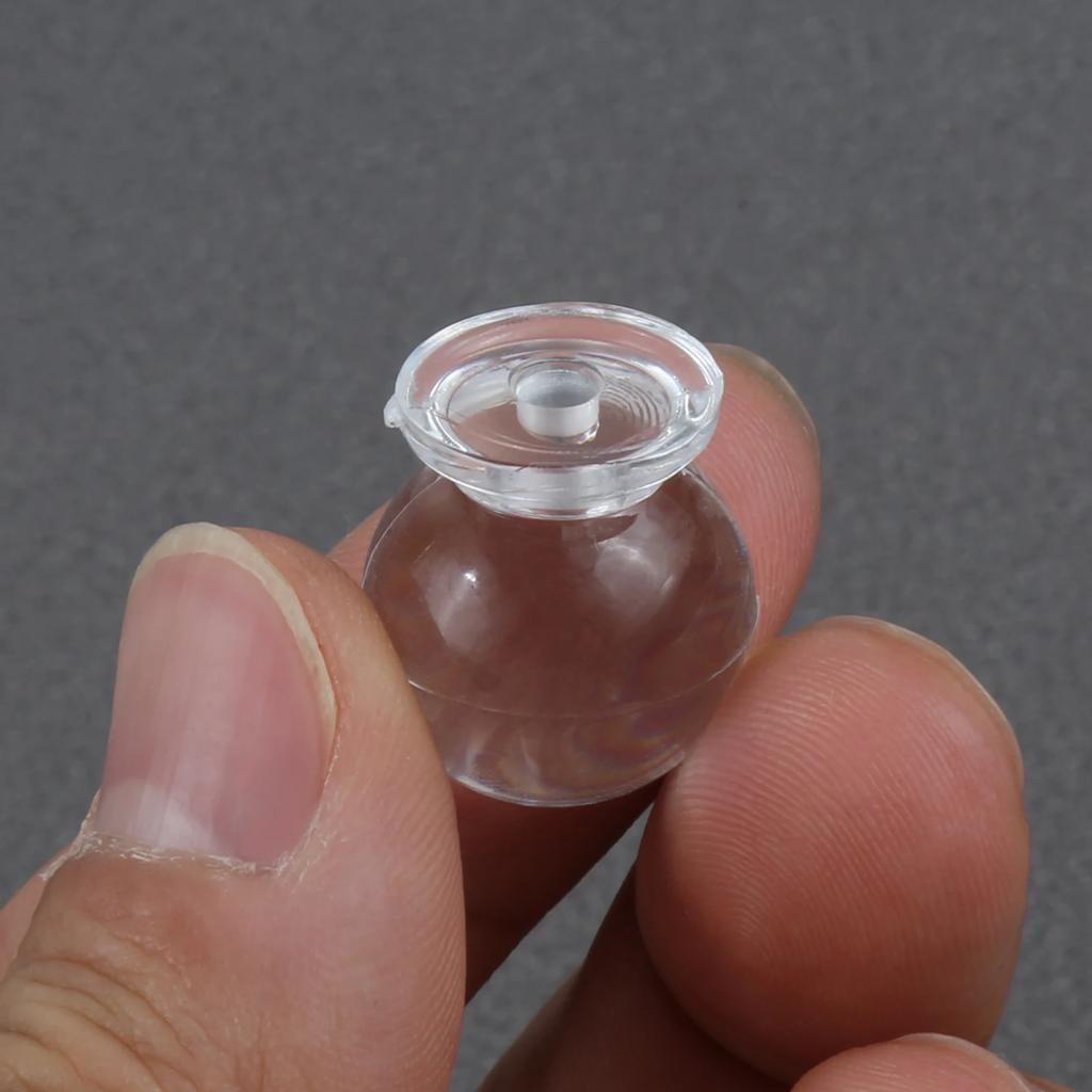 10sets Clear Acrylic Handle Knob + Transparent Screw Crystal Plastic Pull Triangular/Diamond/Spherical Decor Chest Dresser Box