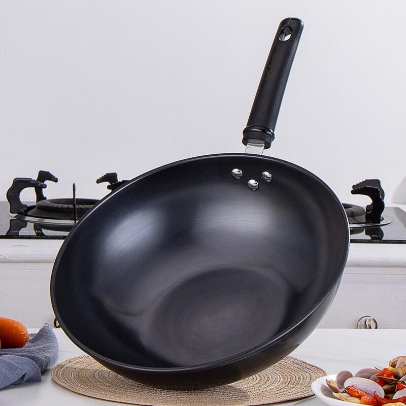 Zhang Xiao Quan Dongpo Black Gold Cast Iron Wok