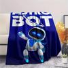 1 шт. Фланелевое одеяло с принтом ASTRO BOT, Высококачественное, Удобное для всех сезонов, Декор для дома, Тепло и комфорт, Идеально для рождественских подарков