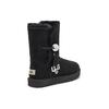UGG Шарм для UGG Bailey Button Металлическая версия с алфавитом На флисовой подкладке Черный Женский 1114970-BLK