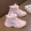 Children Winter Casual Shoes Kids Snow Boots Velvet and Thickening Warm Shoes Girls Boys Boot Wear-resistant Anti-slip Shoes