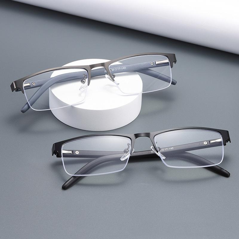 Unisex Reading Glasses Simple Men Women Titanium Alloy Presbyopia Eyeglasses Anti-fatigue Computer Eyewear Diopter +1.0 To +4.0
