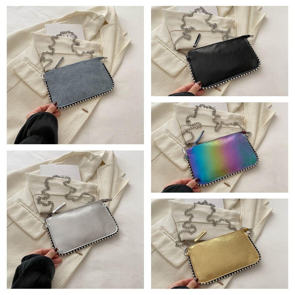 Сумка-тоут под мышкой с заклепками, корейский стиль, роскошная сумочка, элегантная винтажная сумка на плечо, женская