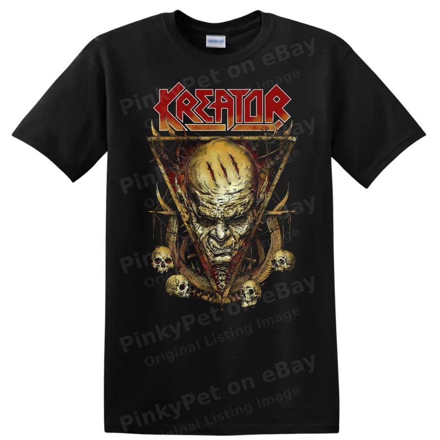 Kreator Metal Skull T Shirt Thrash Band Artwork Infernal Demon Tee