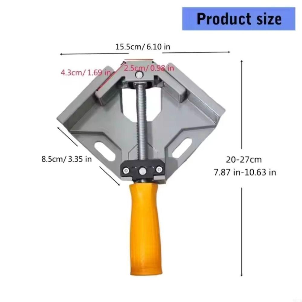 Sturdy Design Right Angle Clamp Adjustable Swing Jaws 90 Degree Angle Clamp Welding Drawers