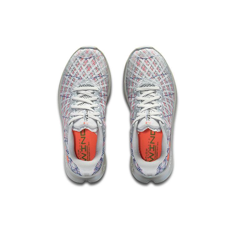 Under Armour Flow Velociti Wind Pz Кроссовки для тренировок и бега с круглым носком, шнуровкой, тканевым верхом и низким профилем для женщин, цвет дымчато-серый 3025223-101
