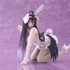 12CM Anime Overlord Albedo Figure Cute Table Pottery Bunny Girl Style Ver Kneeling Model Toy Doll Action Figure