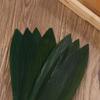 100Pcs Sushi Bamboo Leaves Sashimi Dish Leaf Ornament Home Decor Serving Disposable Plates Artificial Fake Grass