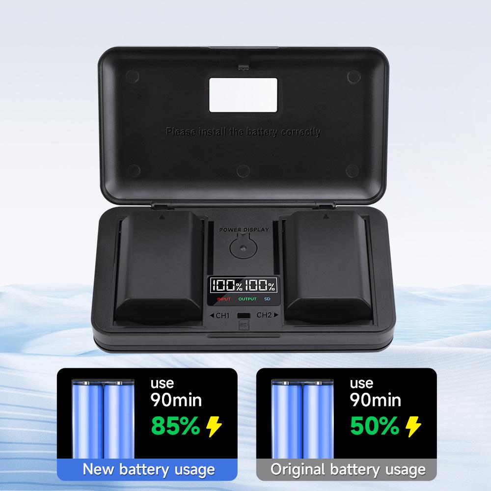 DMW BLF19 DMW-BLF19E dmw blf19 Батарея для камеры BLF19 BLF19E + коробка для хранения ЖК-дисплея с двойным зарядным устройством для Panasonic Lumix GH3 GH4 GH5 G9GK