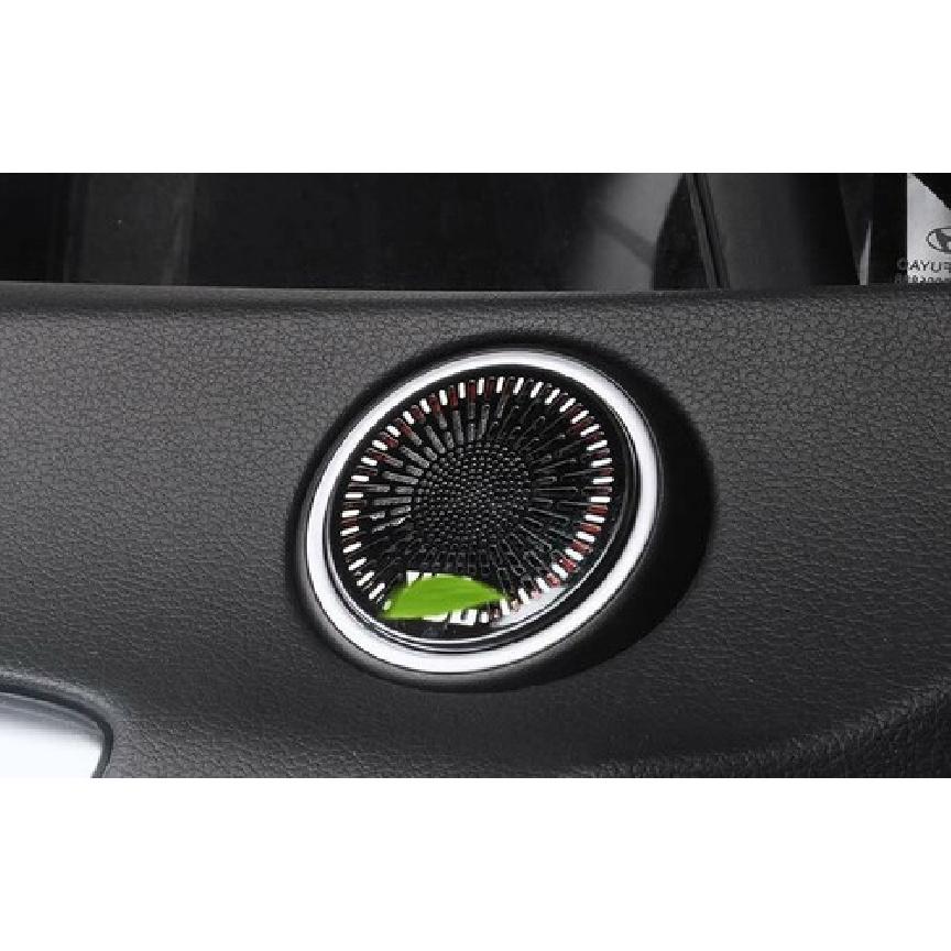 For Hyundai Sonata 2020-2022 Black Titanium A Post Speaker Frame Cover Trim 2pcs