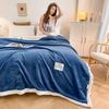 Winter Thickened Lamb Wool Blanket Thickened Warm Duvet Set Double Blanket