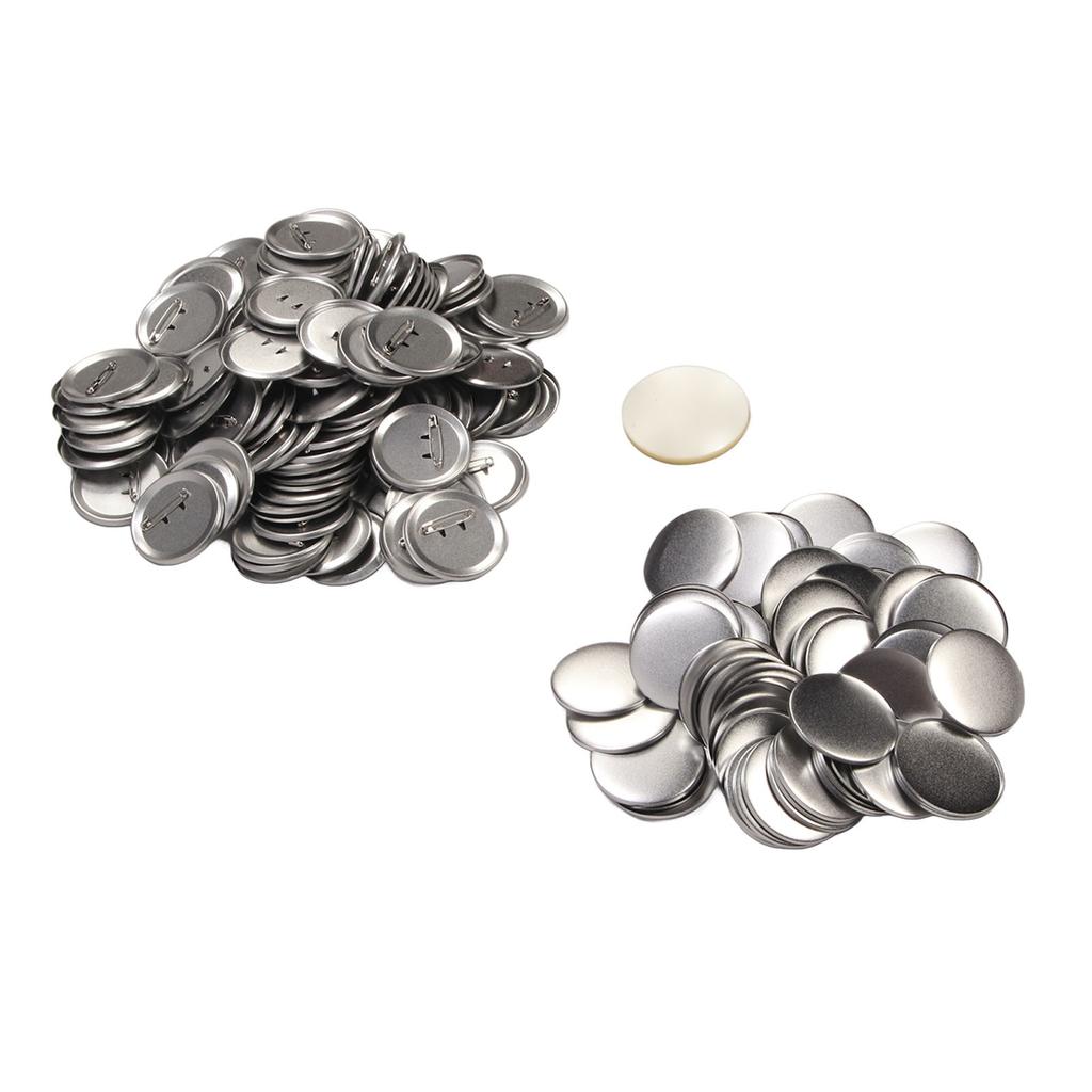 100 комплектов пустых круглых значков для доставки, набор многоцелевых инновационных металлических кнопок для значков «сделай сам»