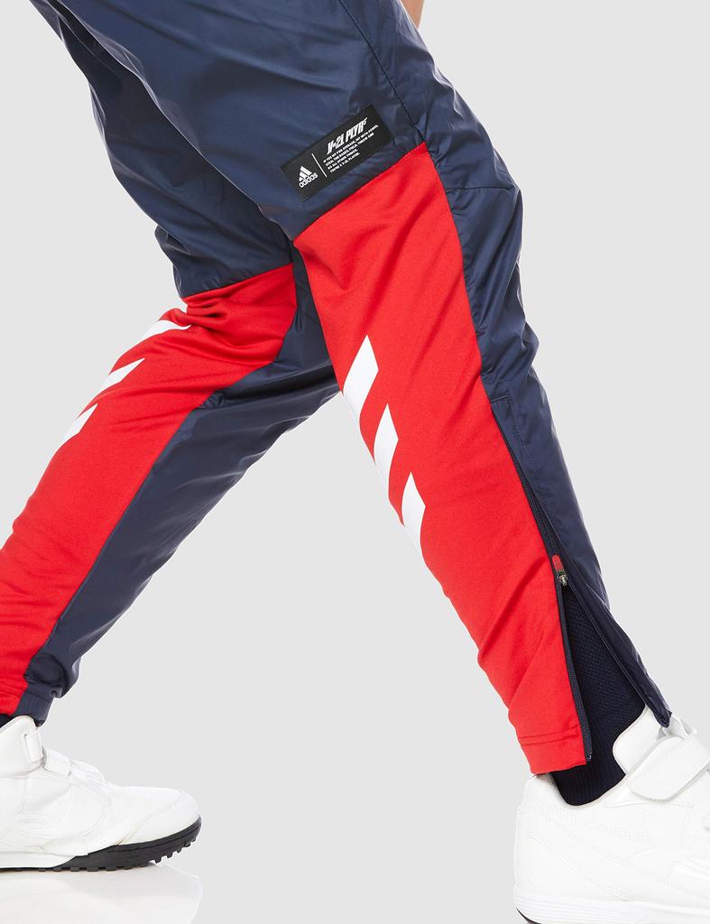 Adidas INT58 Wind Pants In Legend Size To Japanese Size Men's 5-Tool Ink/Scarlet (FS3743), J/S (equivalent S)