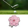 Magnetic Aiming Tool Pink Flower Golf Hat Clip Hat Marker Ball Position Mark Golf Putting Alignment