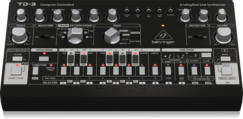 Behringer Behringer Analog Bassline Synthesizer TD-3-BK