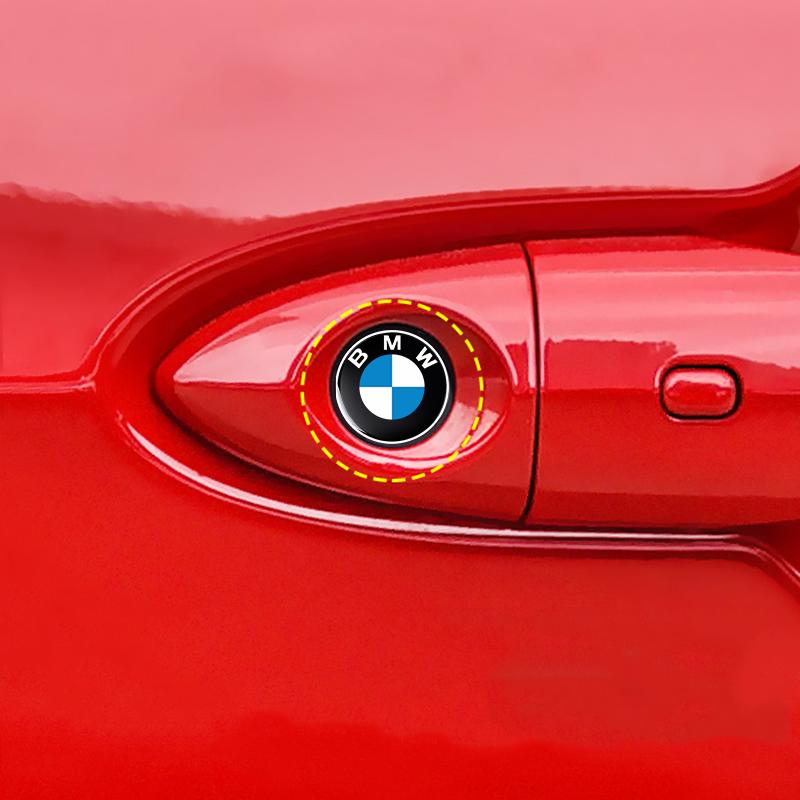 New 11mm Car Stickers BMW Dedicated Key Shell Emblem Paster For BMW E39 E36 F10 E34 E30 F20 E92 M3 M4 M5 X5 X6 Anti-Scratch Replacement Button Covers