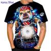 Fierce Bulldog Boxing T Shirt Men Cool Design 3D Bully Pitbull Print T-shirt Novelty Personality Tee Harajuku Fashion Streetwear