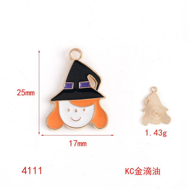 Halloween Jack O-Lantern Dark Ghost Kitten Simple Alloy Bracelet DIY Alloy Accessories Jewelry