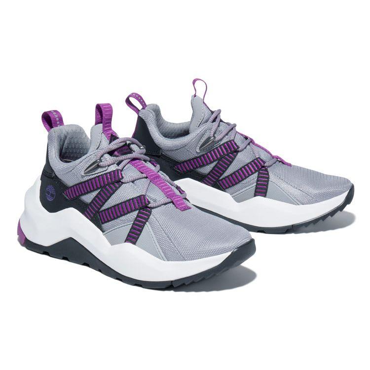 Timberland Кроссовки для бега на открытом воздухе с противоскользящим покрытием, прочные, женские, фиолетово-серые A2HVC050