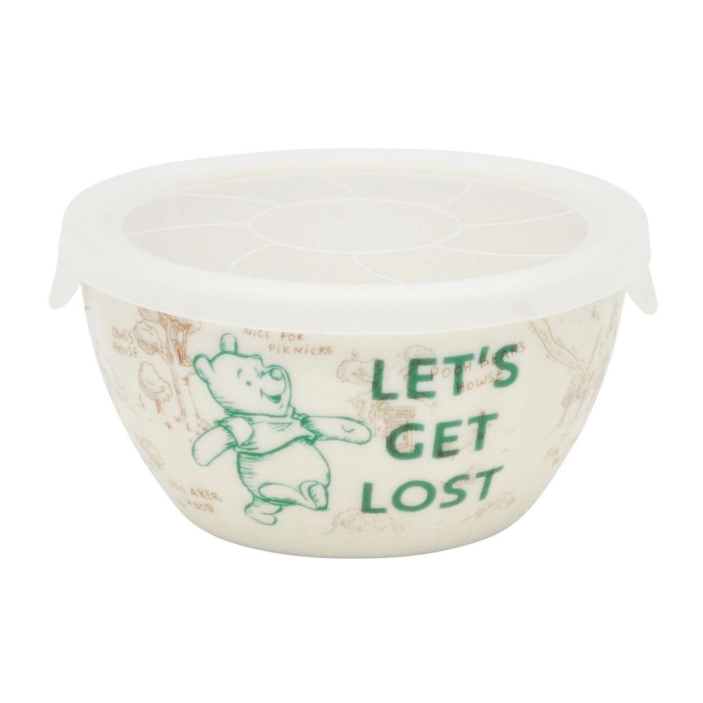 Disney the Storage Microwave and Canisters with Set of 150ml and Microwave and Dishwasher 100 Acre Made in "Winnie Pooh" Containers, Packs, Lids, 2,