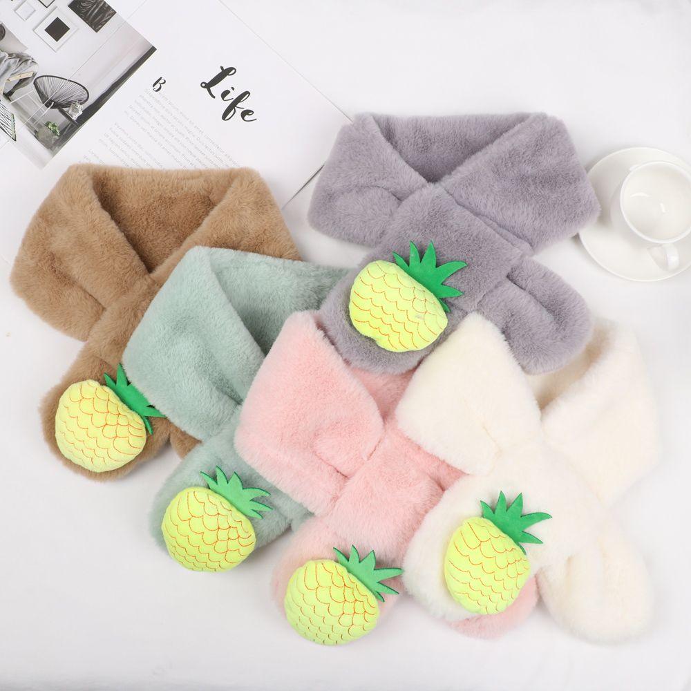 Мальчики Девочки Сохраняйте тепло Воротник Утолщение Детские Шарфы Шейный платок Шарф для малышей Детские Шали