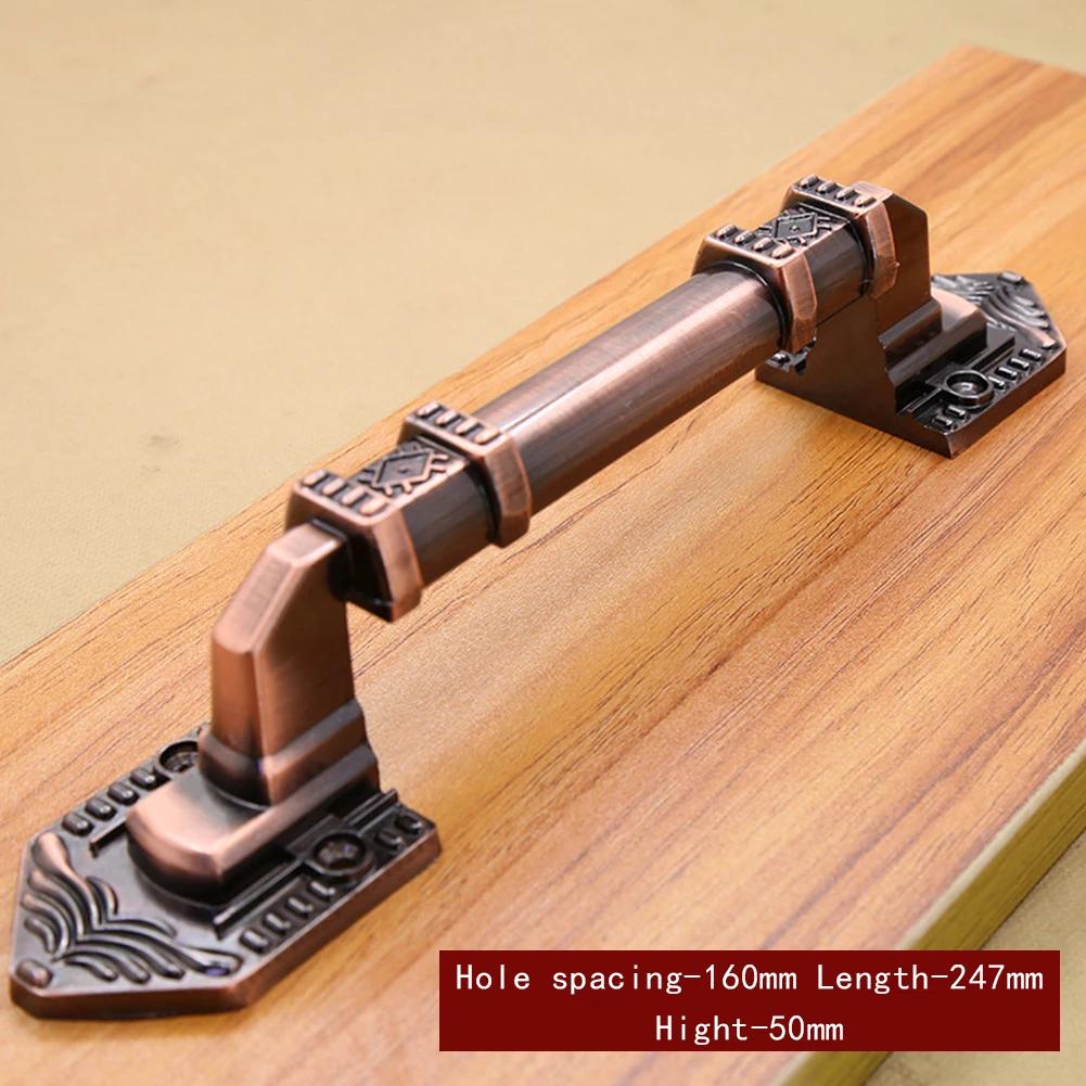 Ручка для двери амбара, ручка из алюминиевого сплава, прочная ручка для шкафа, антикварная раздвижная дверь, деревянная фурнитура для двери амбара