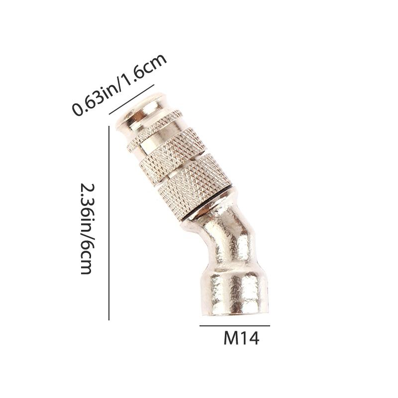 1 шт. латунная распылительная насадка с регулируемым расстоянием распыления садовая насадка-распылитель