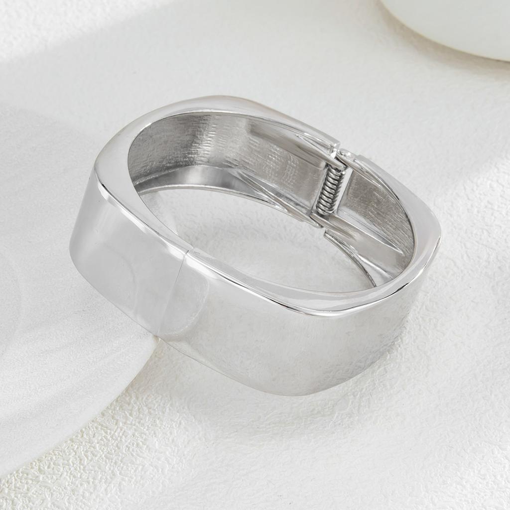 Accessories Exaggerated Geometric Smooth Open Bracelet Bracelet New Personality Hip Hop Style Temperament Bracelet