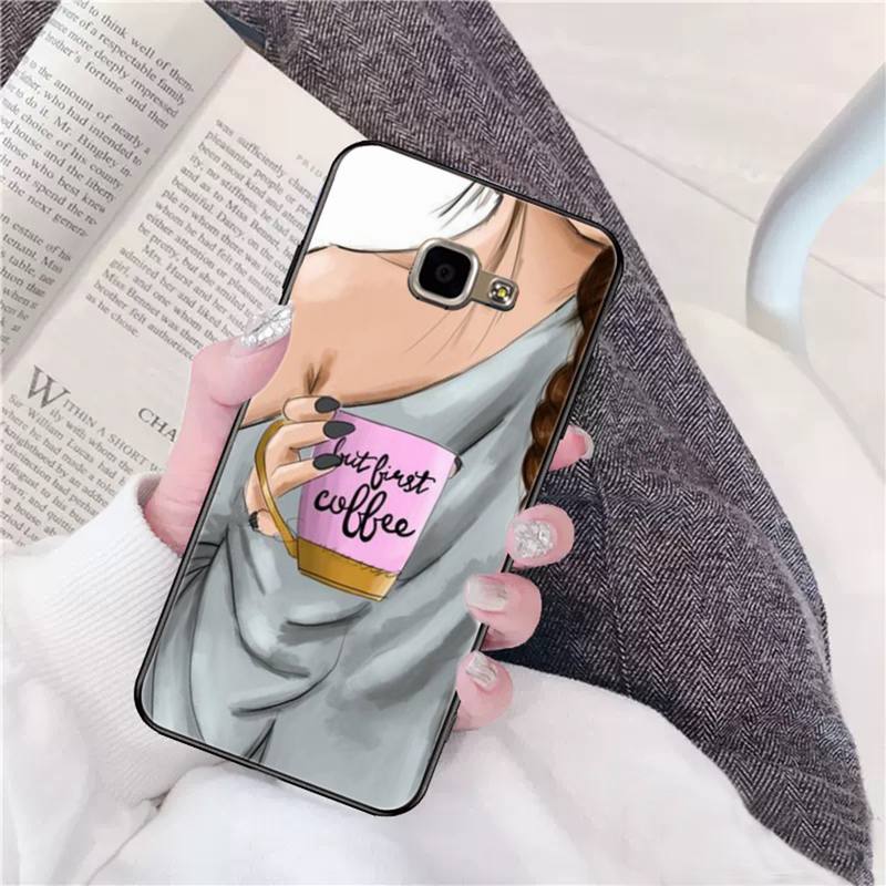 Модный чехол для телефона с рисунком кофе для женщин и девушек для Samsung A51 01 50 71 21S 70 31 40 30 10 20 S E 11 91 A7 A8 2018