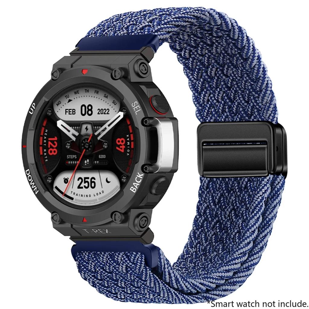 Новый плетеный ремешок-петля для Huami Amazfit T-Rex 2 3, ремешок для умных часов, нейлоновые эластичные ремешки для Huami Amazfit T-Rex T RexPro Correa