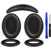 SOULWIT Ear Pads Cushions + Headband + Silicone Earpads Cover Protector, Replacement Kit for Bose QuietComfort 15(QC15)/QuietComfort 2(QC 2) Over-Ear