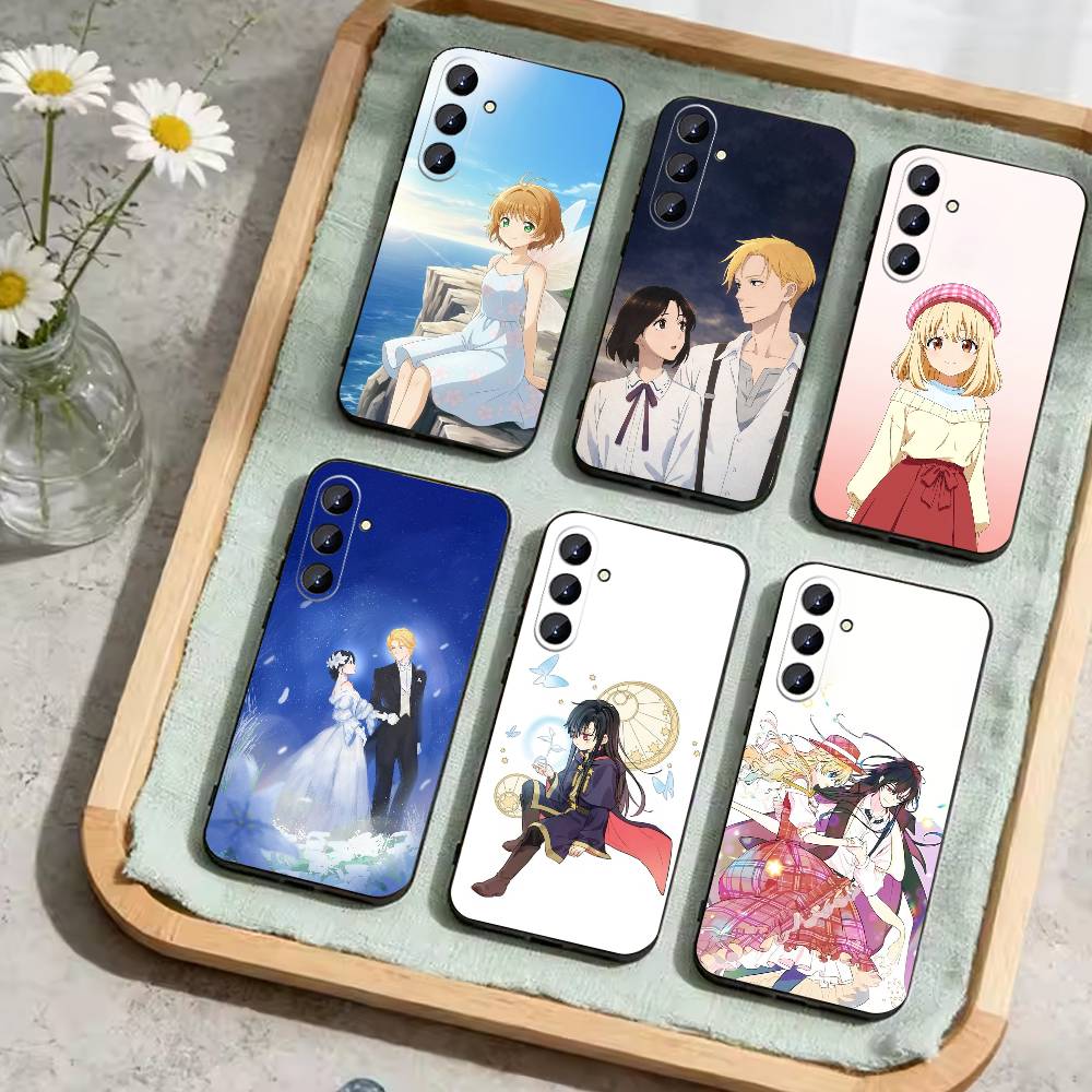 Anime O-Athanasia Phone Case For Samsung Galaxy A73,A72,A71,A70,A52,A51 Others Soft Black Cover
