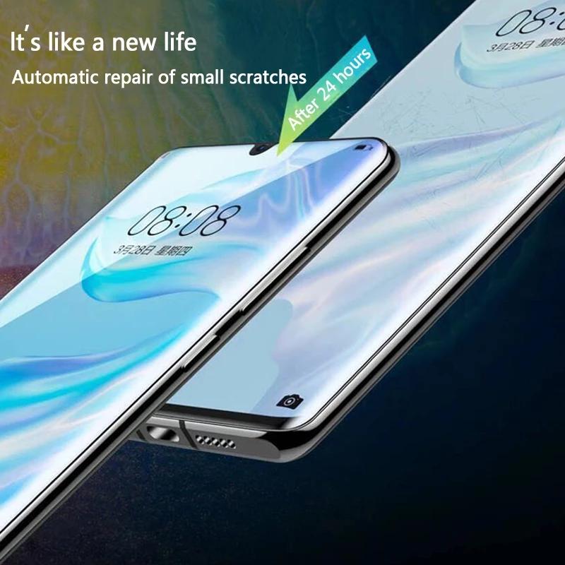 Мягкая гидрогелевая пленка для Huawei Honor 9X 10X Lite 8A 8S 8X 9A 9S 10i 10 20 20i 20E 30 30S 30i 50 SE Pro P30 P40 Lite E P50 Pro Y7A Y5P полноэкранная пленка
