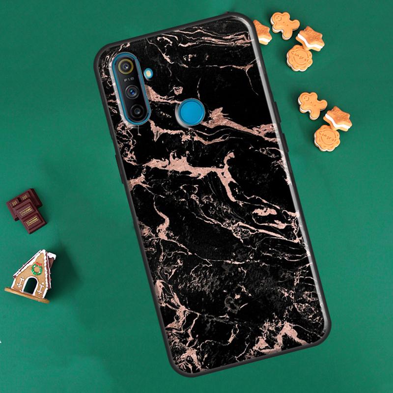 Чехол Teal Blue Gold Agate Marble для Realme GT Neo 2 7 8 Pro 8i 9i C3 C21 для OnePlus 10 Pro 9 Pro Nord2 8T 9R