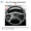 Автомобильный чехол на руль с кожаной отделкой красного цвета для Nissan Almera N16 X-Trail T30 Primera P12 Terrano 2 Pathfinder Renault