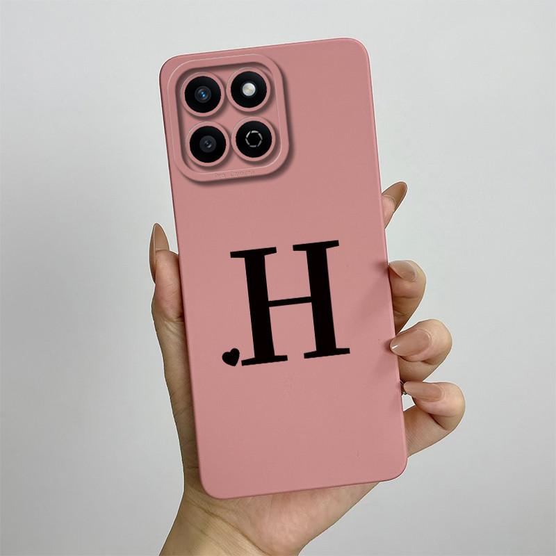 Чехол для Honor 200 Smart Case Защита объектива камеры Милые буквы Силиконовый противоударный чехол для телефона для Honor 200 Smart 5G Capa