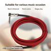 JORINDO Electric Guitar Amp Cable 6.35mm Musical Instrument   Cord Connection 1/4in Red