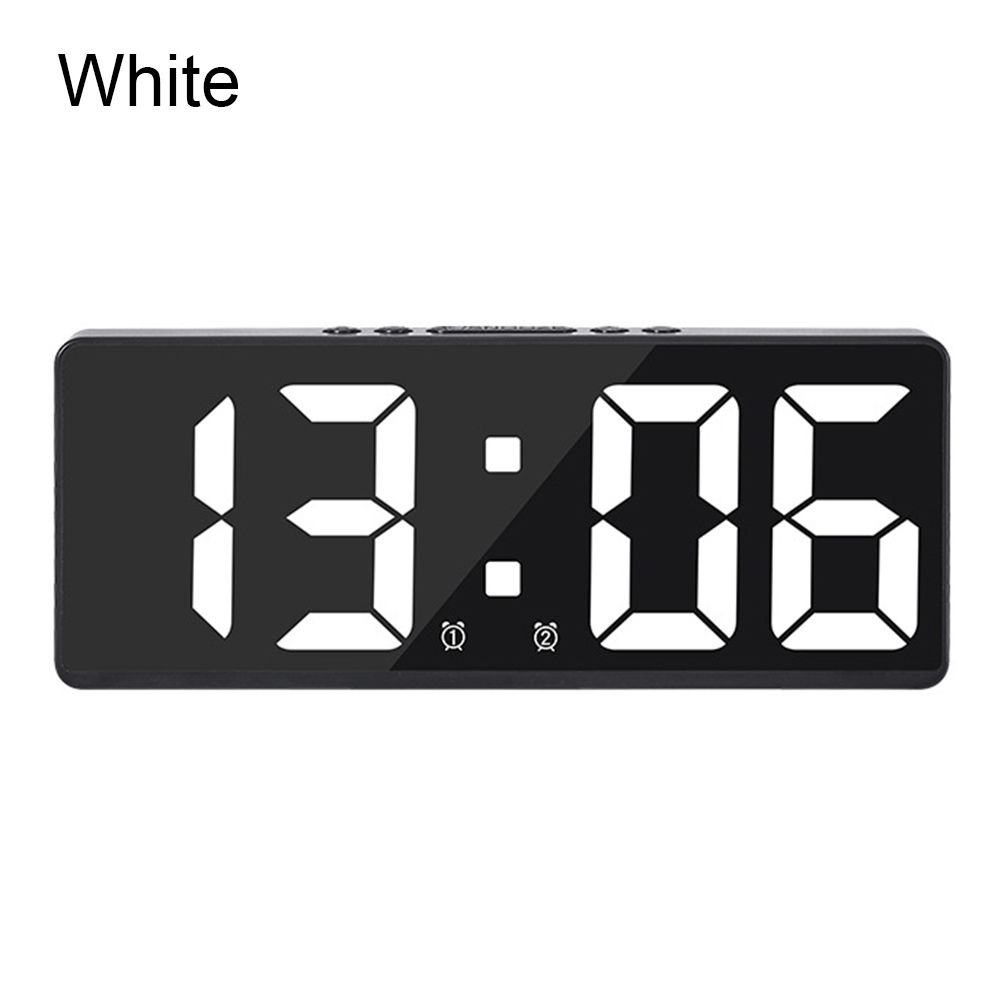 Backlight Temperature Calendar Number Clock Large Number LED Digital Electronic Clock Alarm Clock