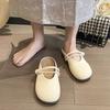 Вечерний бриз нежная обувь балетки женские 2025 лето новые туфли Мэри Джейн с юбками мягкая подошва обувь для беременных