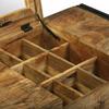 Bedroom Dressing Table with Storage Brown Solid Mango Wood