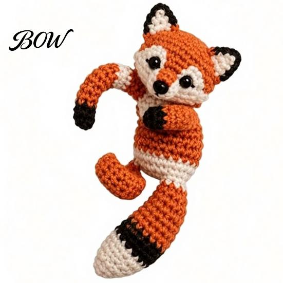 Cute Animal Ear Cuffs Crocheted Cuff, Cat Dog Fox Raccoon Three-dimensional Textured Earrings Climber Crawler Earrings, Non Pierced