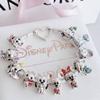 Горячая Распродажа MINISO Disney 925 Серебряные Животные Мобилизация Шармы Бусины Горячие Оригинальные Браслет Брелоки DIY Украшения Женщины