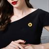 Sunflower Brooch Pin for Women Yellow Flower Collar Pin Chrysanthemum Brooch Coat Hat Sweater Accessories