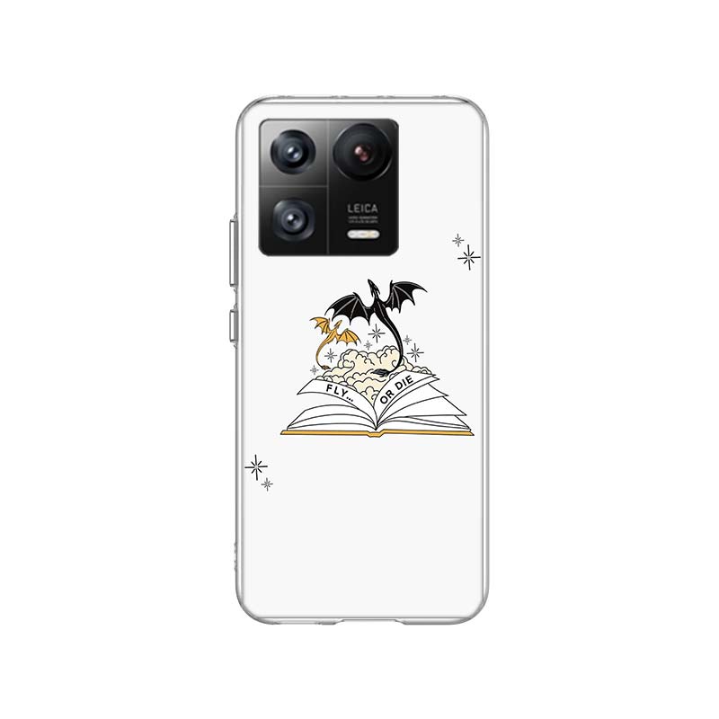 F-Fourth W-Wing Dragon Phone Case For Xiaomi 14 F7 Ultra Mi 15 Poco X7 X6 X5 Pro M6 M5 M5S F6 F5 F4 GT F3 Cover Coque TPU Soft C