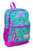 Детский школьный рюкзак с четырьмя отделениями Coral High Kids Water Green Pink с рисунком фламинго 23712