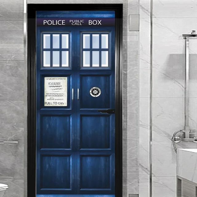 Наклейка на окно и внешнюю дверь для гостиной, спальни, сделай сам, самоклеящиеся обои, домашний декор, дверной плакат, ремонт, легко наклеивается