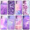 Чехол для телефона с лавандовым фиолетовым цветком для iPhone Samsung Galaxy Redmi Xiaomi Oppo OnePlus Note SA 7 8 9 10 11 12 13 14 20 21 22 23 53 54 Pro Max Ultra
