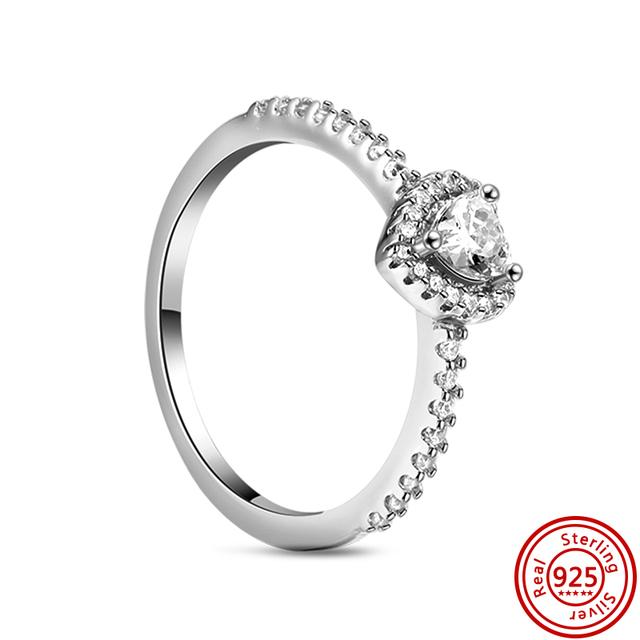 Новое весеннее кольцо с цветочным бантом и перьями, Корона клевера, сверкающее стерлинговое серебро 925 пробы, круглое кольцо, женское оригинальное европейское ювелирное украшение